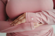 Maillots de Corps à manches longues Amelia - Rose - Sous-tunique pour la sensibilisation au cancer du sein