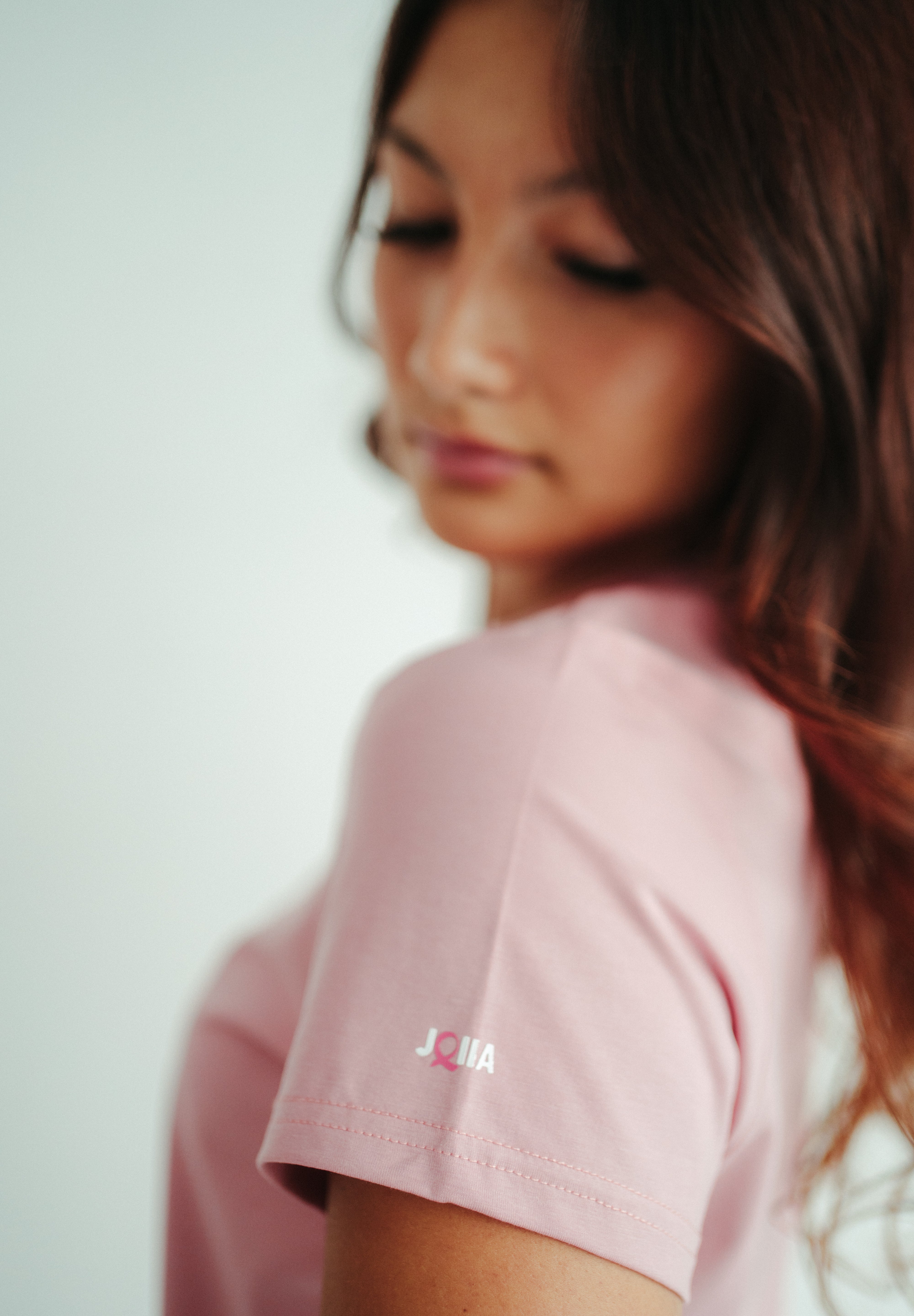 Amy Short Sleeve Underscrub - Rosewood - Breast Cancer Underscrub