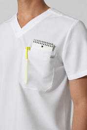 James Scrub Top - White