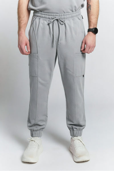 Alexander Straight Leg Scrub - Light Grey