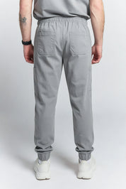 Pantalon de gommage Alexander coupe droite - Gris clair