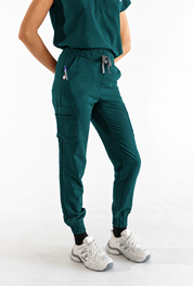Anastasia Jogger Scrub Pants -  Pine