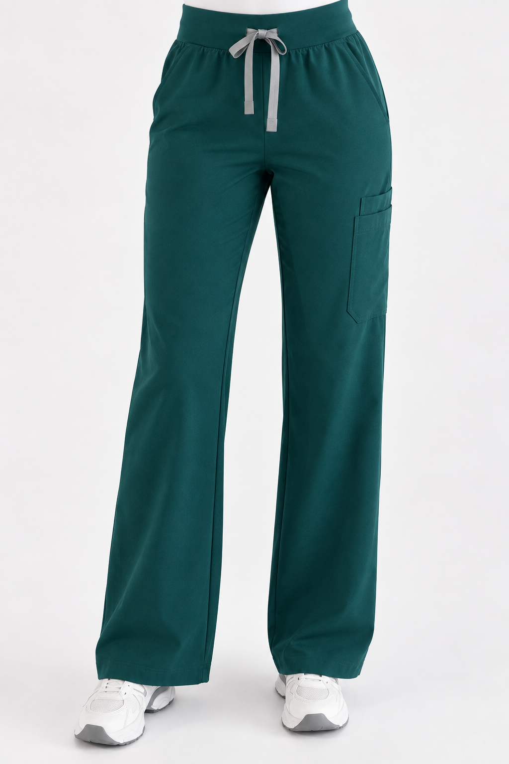 ACE Wide Leg Scrub Pants - Pine