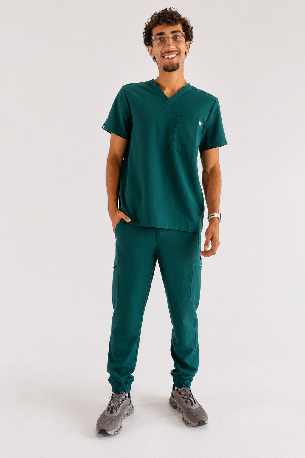 Kian Jogger Scrub Pants - Pine
