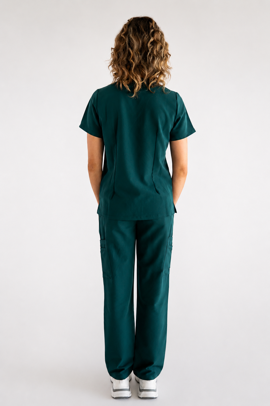 Lulu Straight Leg Scrub Pants - Pine