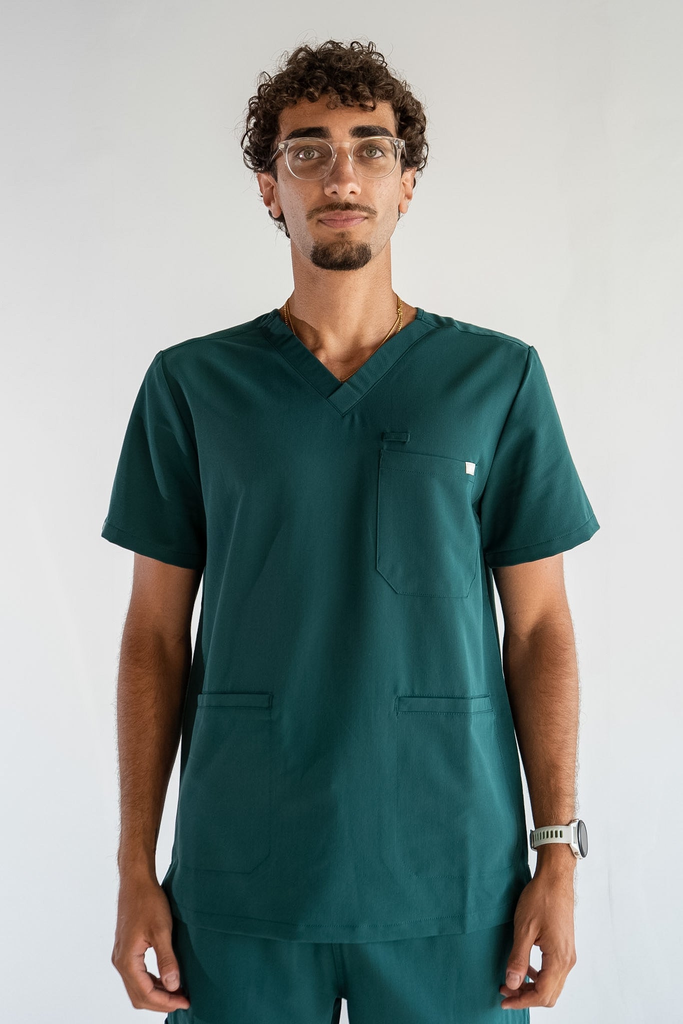 James Scrub Top - Pine