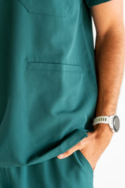James Scrub Top - Pine