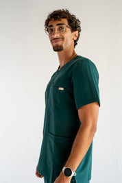 James Scrub Top - Pine