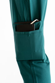 Luca Straight Scrub Pants - Pine