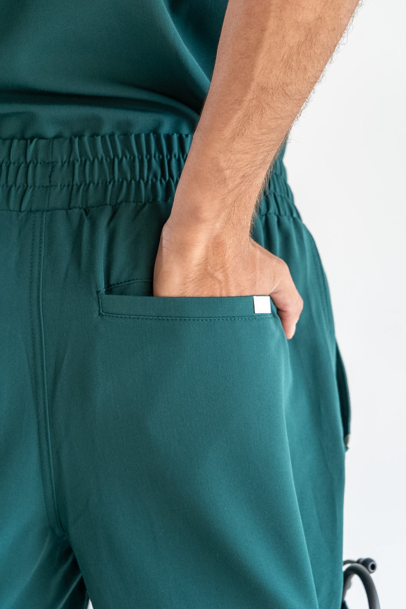 Luca Straight Scrub Pants - Pine