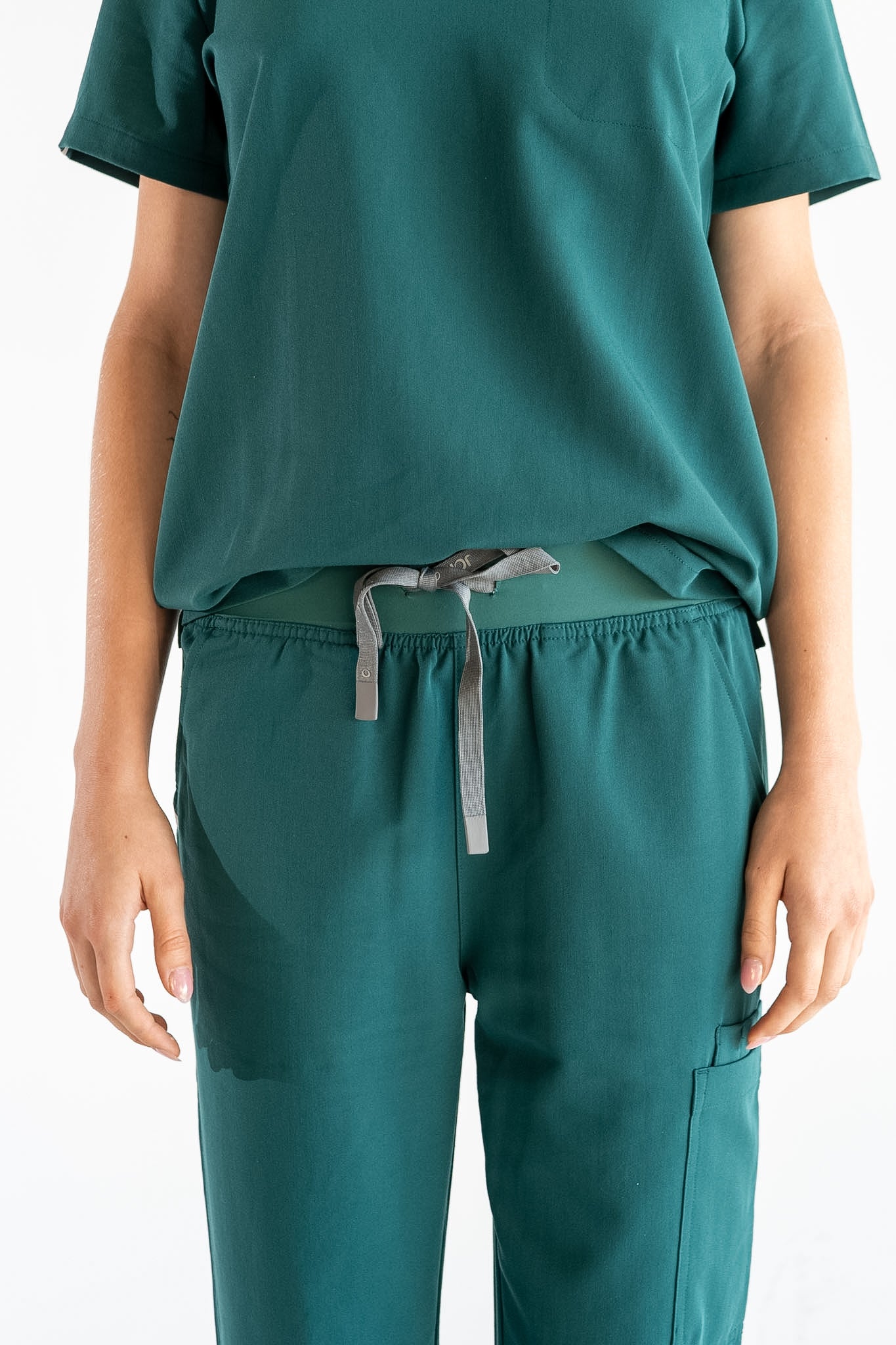 ACE Wide Leg Scrub Pants - Pine
