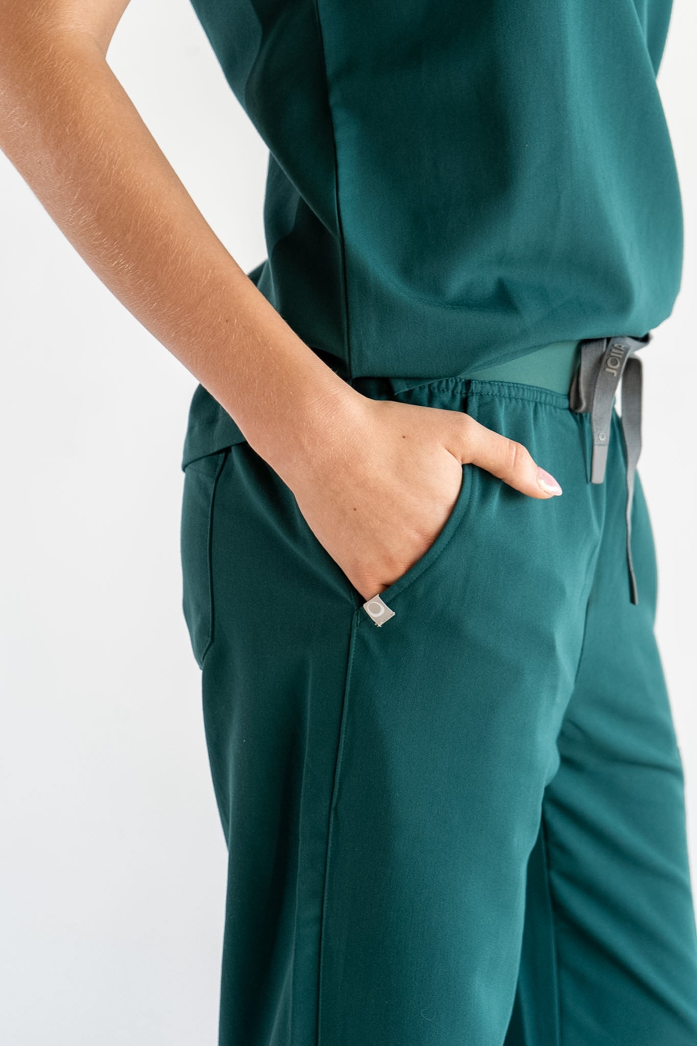 ACE Wide Leg Scrub Pants - Pine