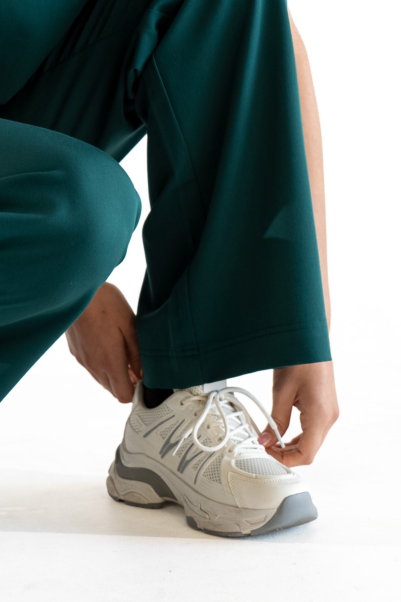 ACE Wide Leg Scrub Pants - Pine