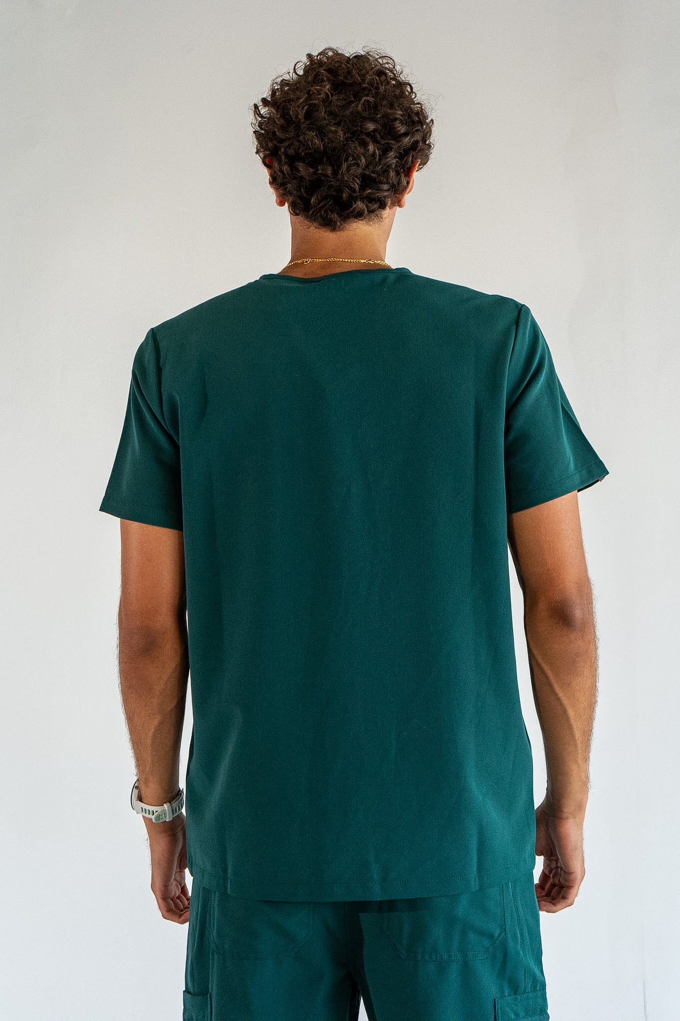 Liam Scrub Top - Pine