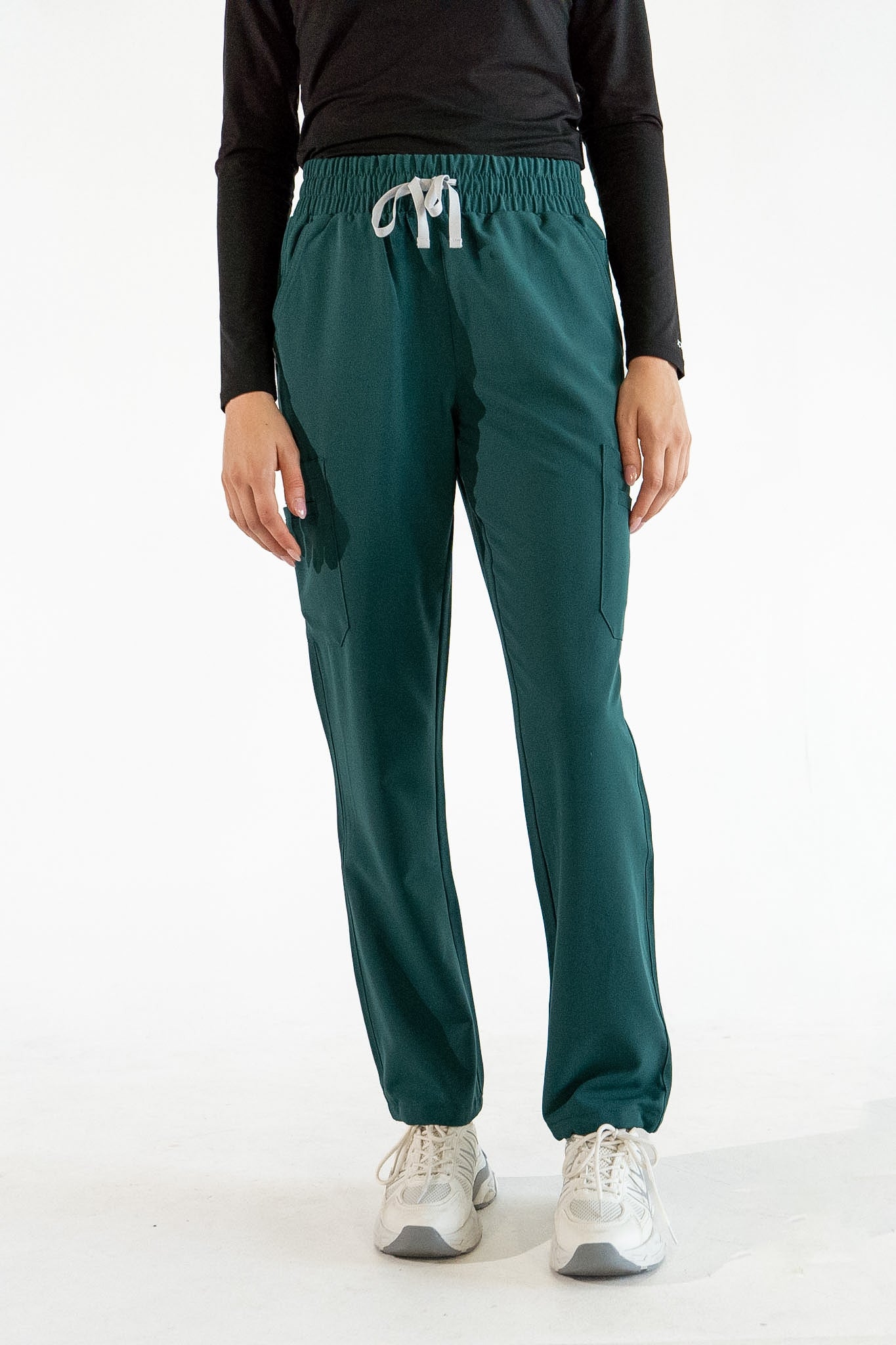 Lulu Straight Leg Scrub Pants - Pine