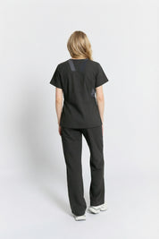 Elizabeth Scrub Top Black