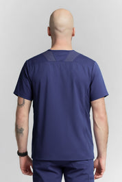 Galen Scrub Top Navy