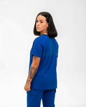 Blouse d'infirmière Helen Bleu Royal
