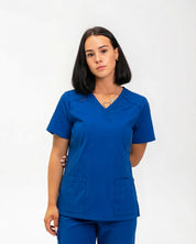 Blouse d'infirmière Helen Bleu Royal