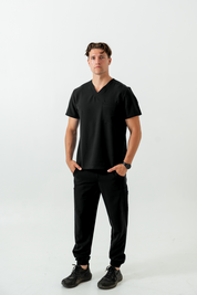 Pantalon de gommage Kian Jogger - Noir - le cours de remplissage