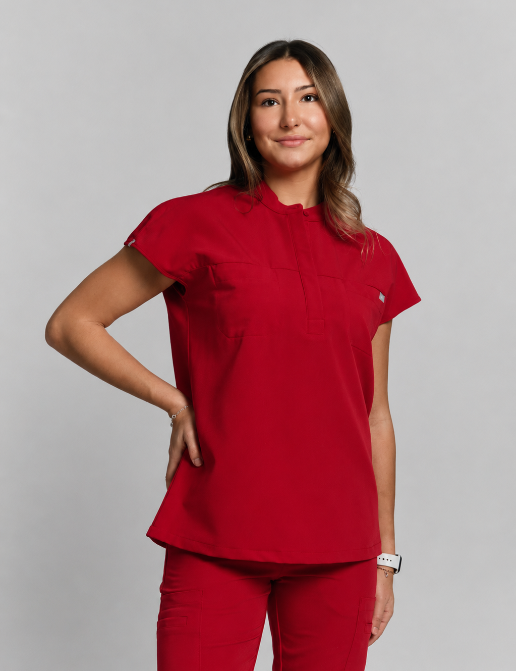 Joiia-ruby-red-scrub-top-ophelia-front.png