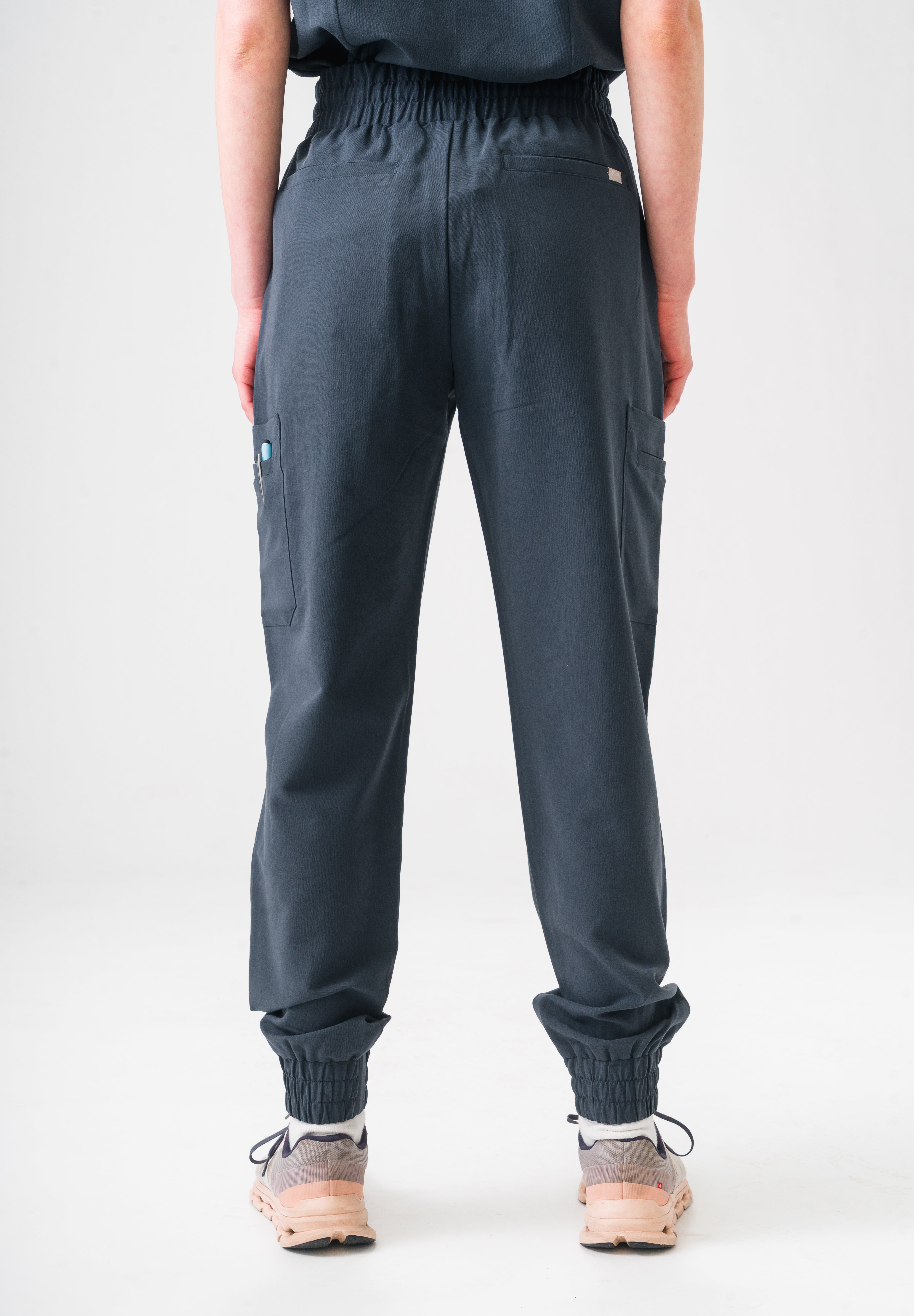 Pantalon de jogging d'uniforme médical Anastasia - Étain