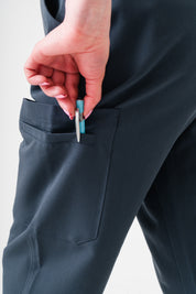 Pantalon de jogging d'uniforme médical Anastasia - Étain