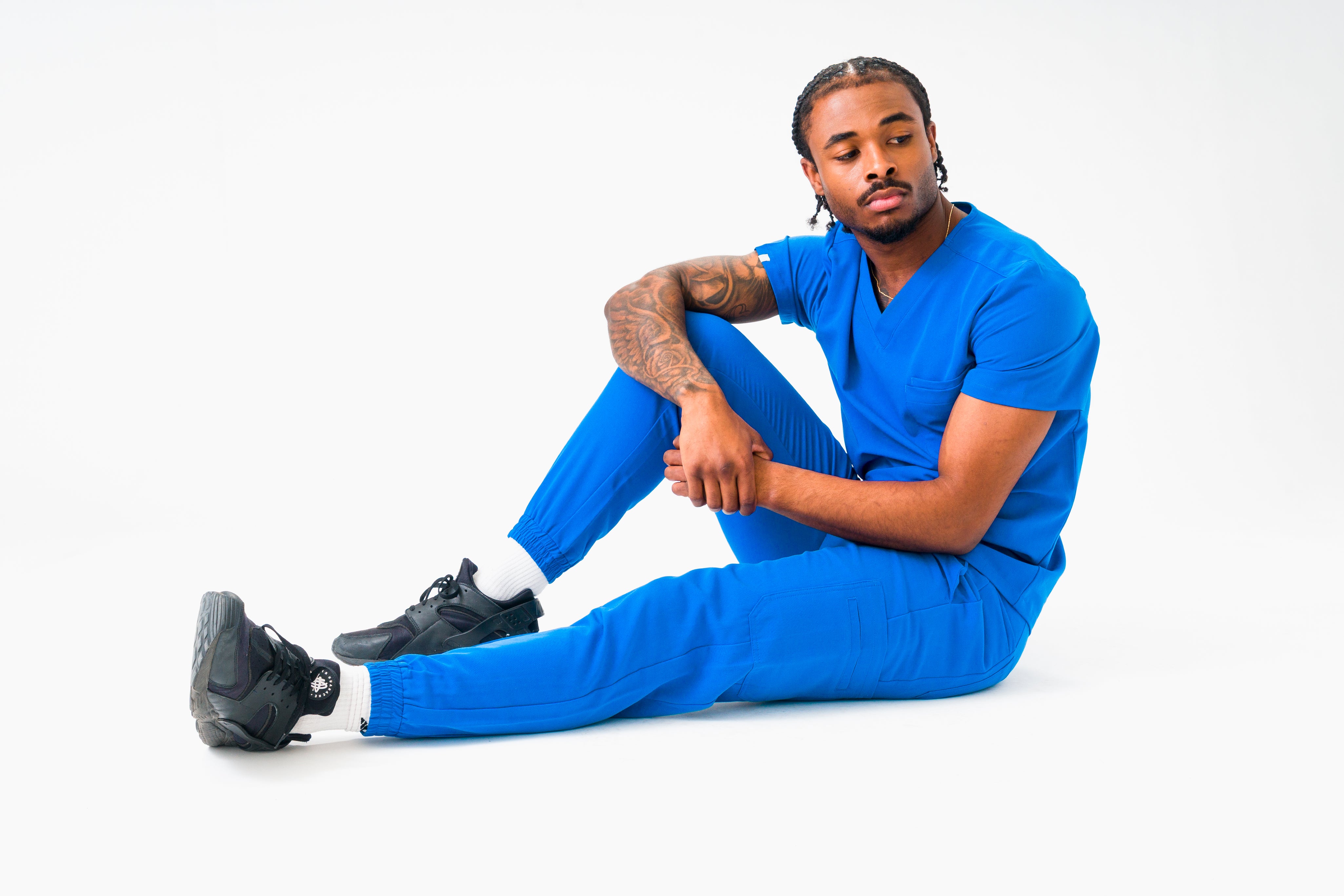 Kian Jogger Scrub Pants - Royal Blue