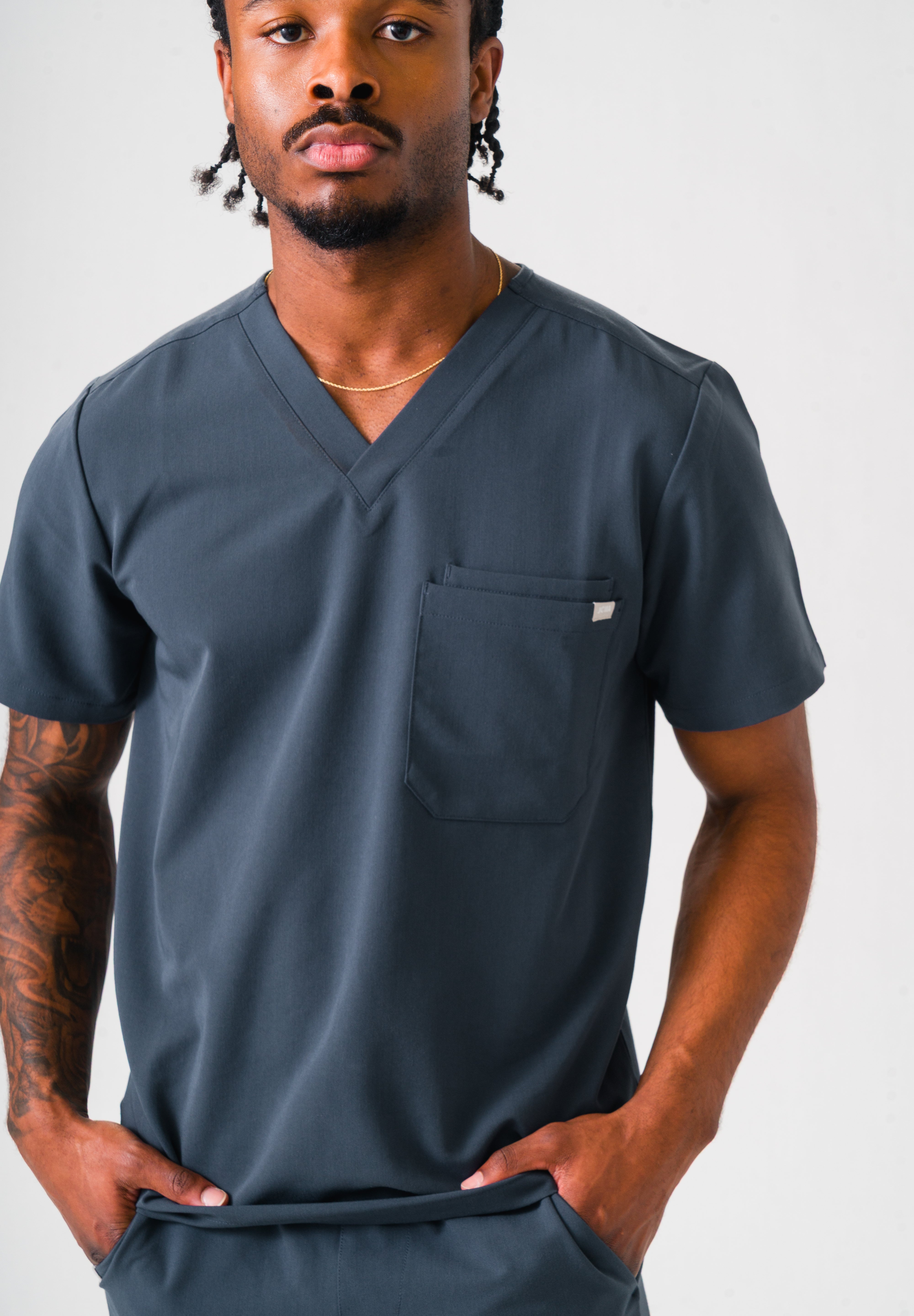 Haut d'uniforme Liam - Étain