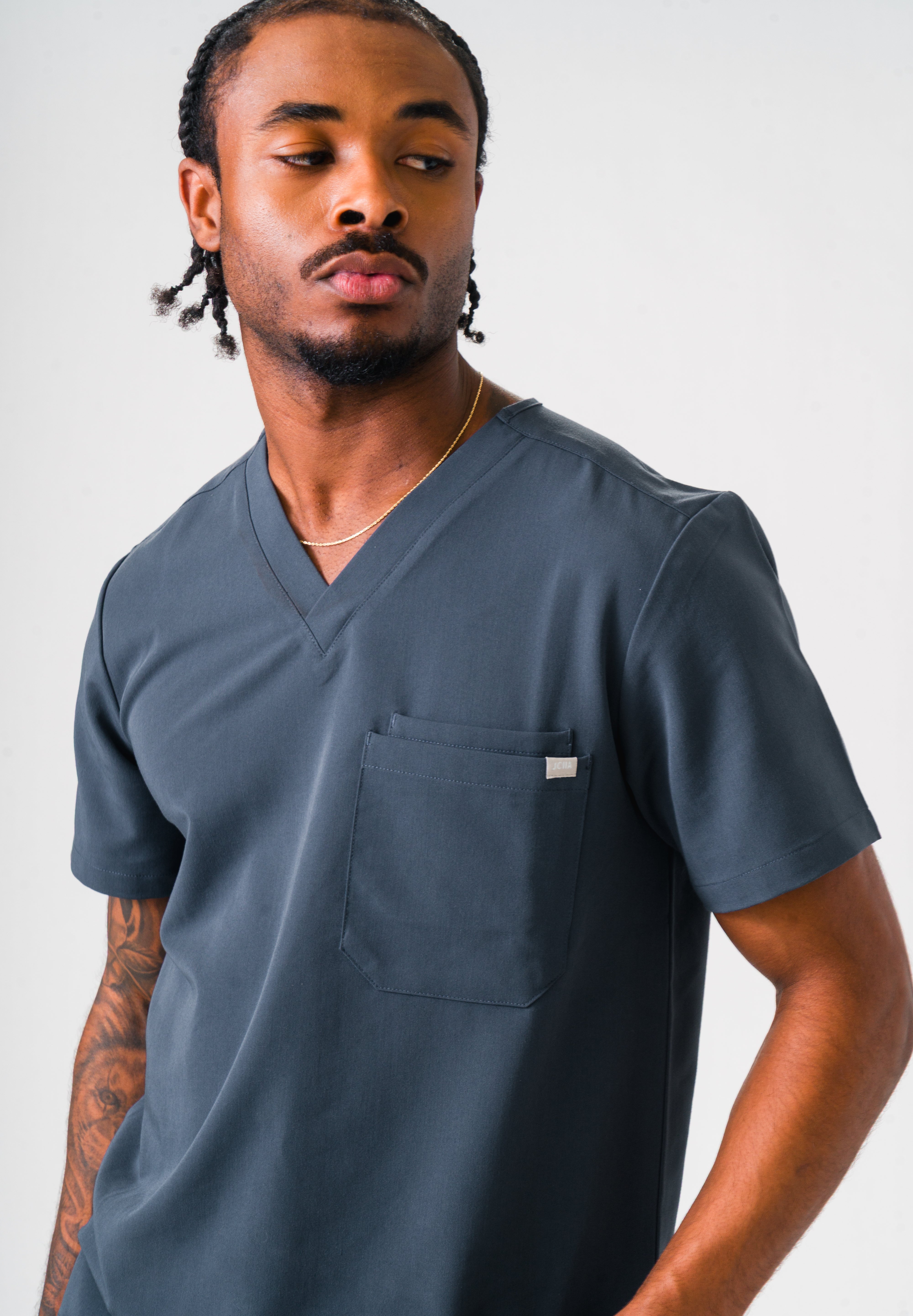 Haut d'uniforme Liam - Étain