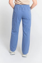Mona Straight Leg Scrub Ceil Blue