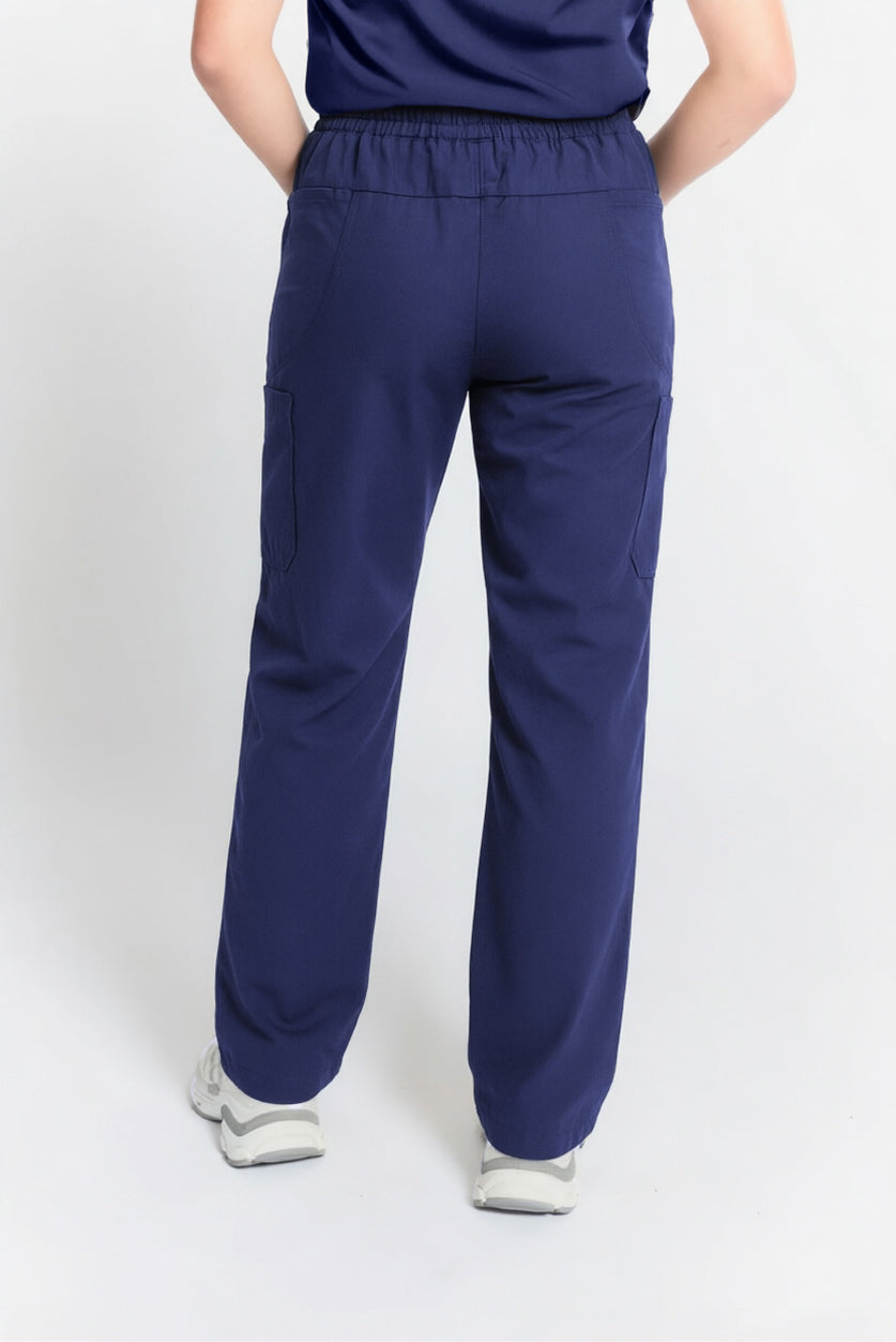 Mona Straight Leg Scrub Navy