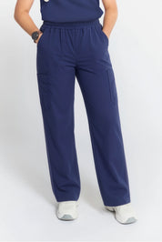Mona Straight Leg Scrub Navy