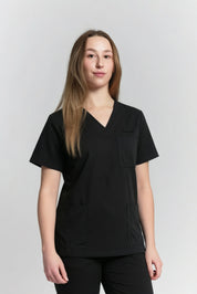 Rebecca Scrub Top Black