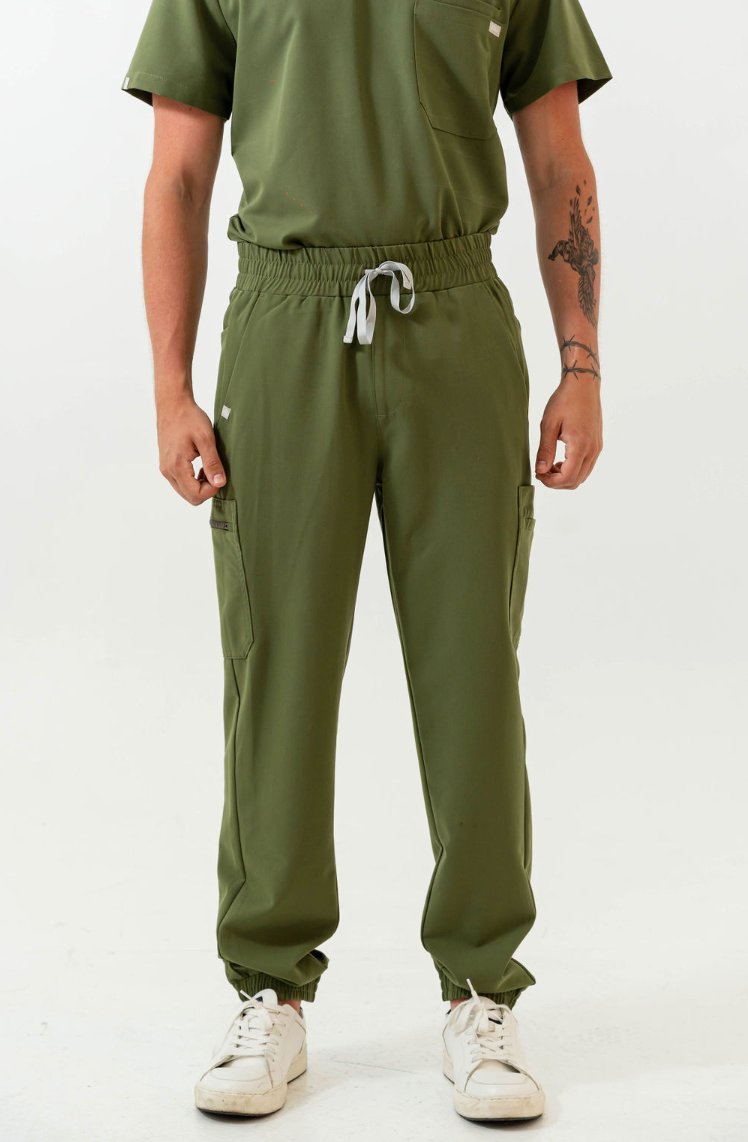 Pantalon de survêtement Kian – Vert mousse