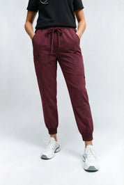Virginia Straight Leg Scrub Burgundy