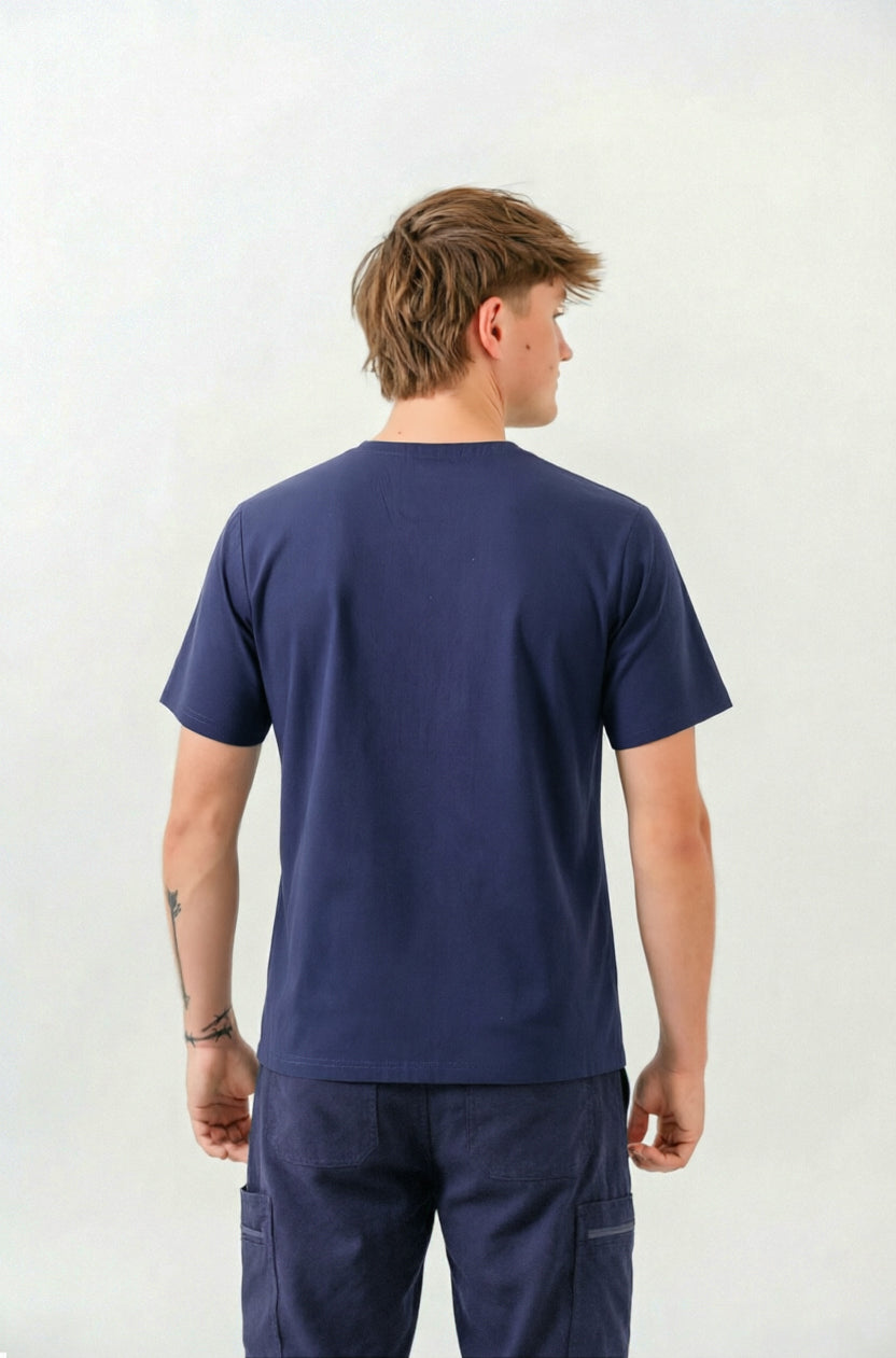 Haut de gommage William - Marine