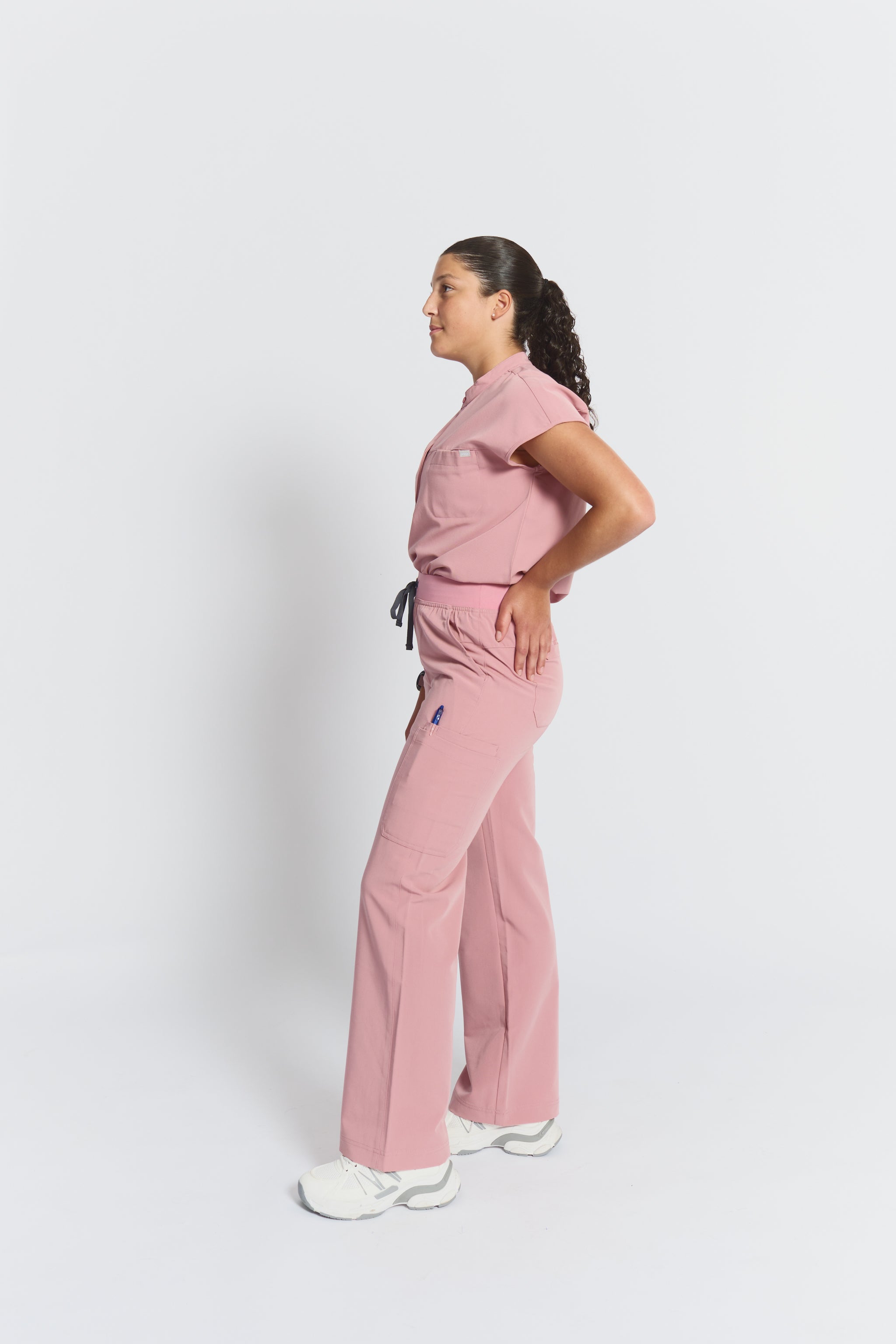 Pantalon de gommage large ACE - Palissandre