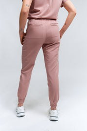 Pantalon de gommage Anastasia Jogger - Bois de rose
