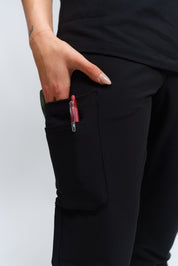Anastasia Jogger Scrub Pants - Black