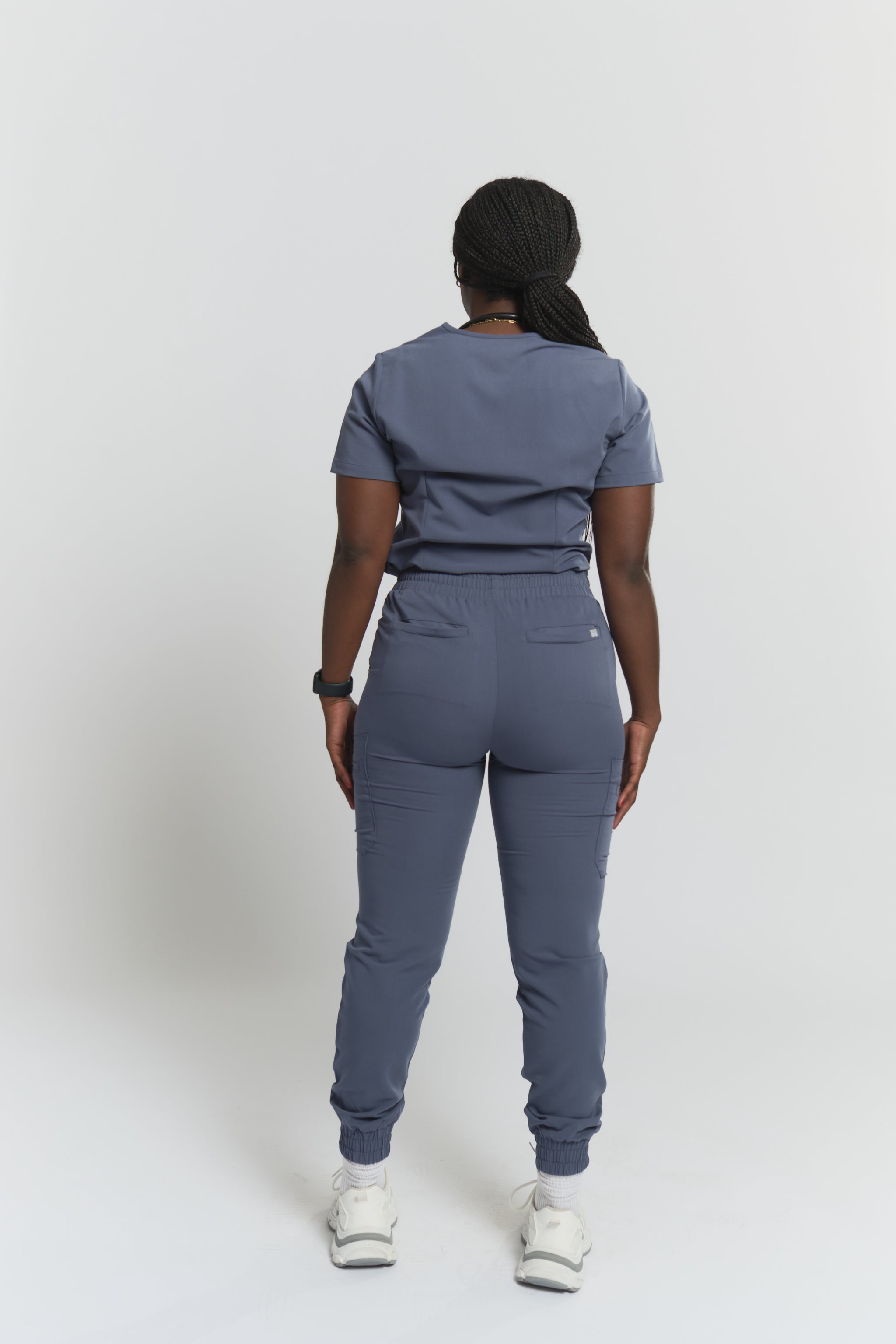 Pantalon de jogging d'uniforme Anastasia - Gris orageux
