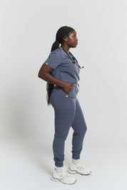 Pantalon de jogging d'uniforme Anastasia - Gris orageux