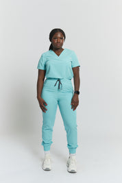 Pantalon de jogging d'uniforme Anastasia - Bleu ciel