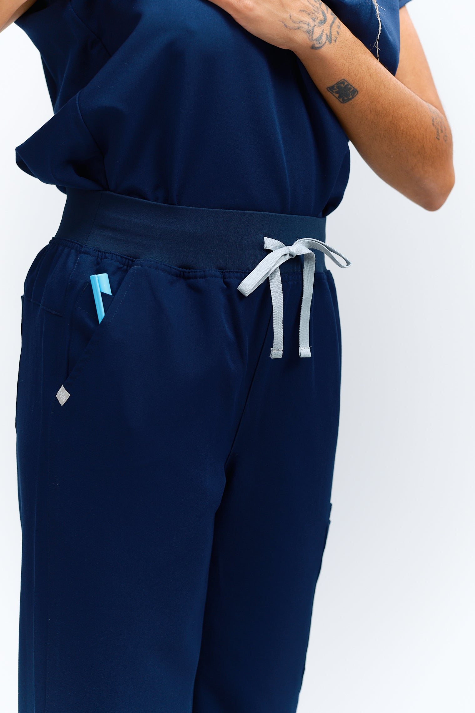 Pantalon de travail ACE coupe large - Marine