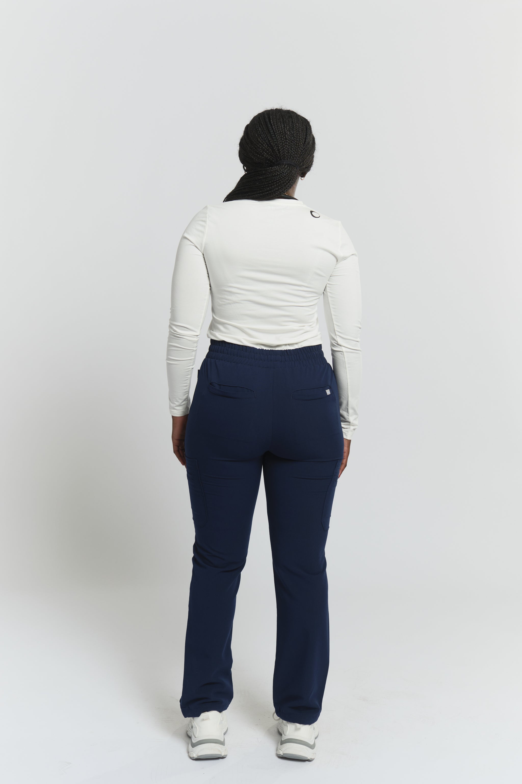 Pantalon de travail coupe droite Lulu - Marine