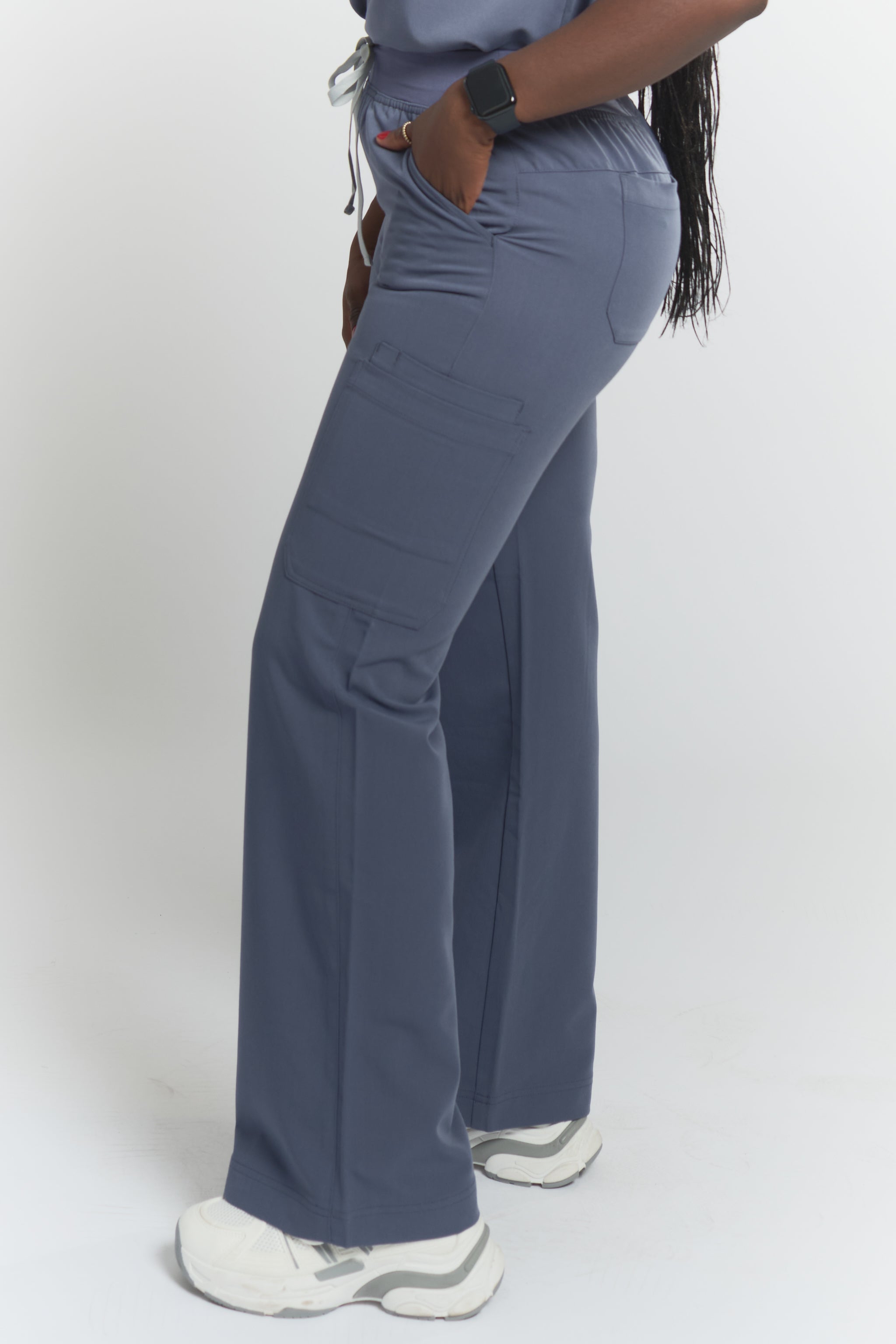 Pantalon de gommage large ACE - Gris orageux