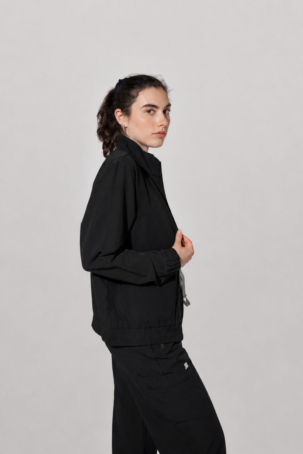 Thalia 2.0 Scrub Jacket - Black