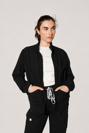 Thalia 2.0 Scrub Jacket - Black