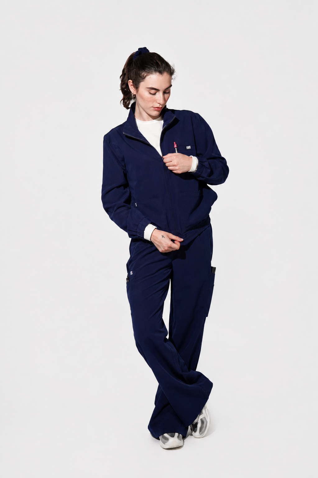 Thalia 2.0 Scrub Jacket - Navy