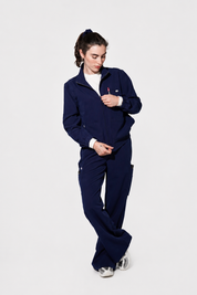 Thalia 2.0 Scrub Jacket - Navy